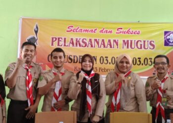 Gudep 03.033 – 03.034 SMPN Minas Selenggarakan Mugus Tahun 2023
