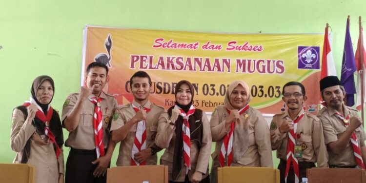 Gudep 03.033 – 03.034 SMPN Minas Selenggarakan Mugus Tahun 2023