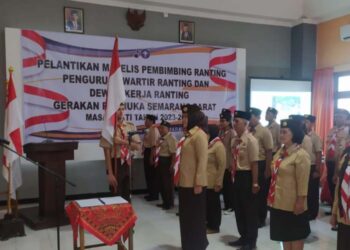Pelantikan Pengurus Kwarran Semarang Barat, Ka Mabiran Dorong Potensi Gerakan Pramuka