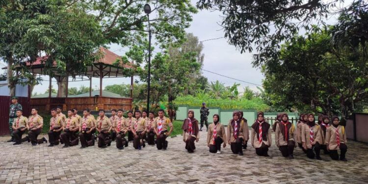 39 Anggota Saka Wira Kartika Kodim 0313/KPR Dikukuhkan, Dandim: Adik-adik Harus Punya Banyak Karya bukan Gaya