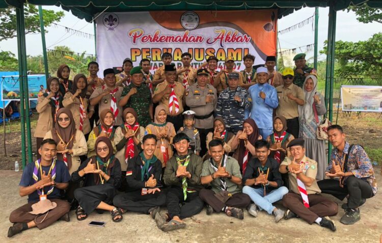 Kwarran Gerakan Pramuka Pasir Limau Kapas Gelar Perjusami Akbar