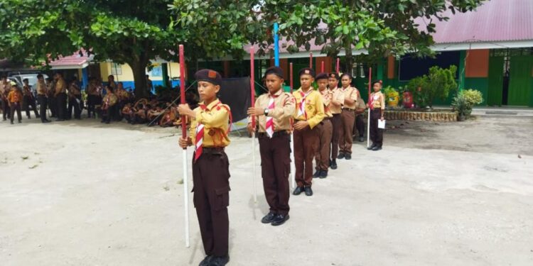 Peserta Antusias Mengikuti LT-II Kwarran Pangkalan Kerinci
