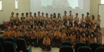 Pramuka Pangkalan SMA Negeri 1 Pontianak Ikuti Program Sapa Gudep dari DKN