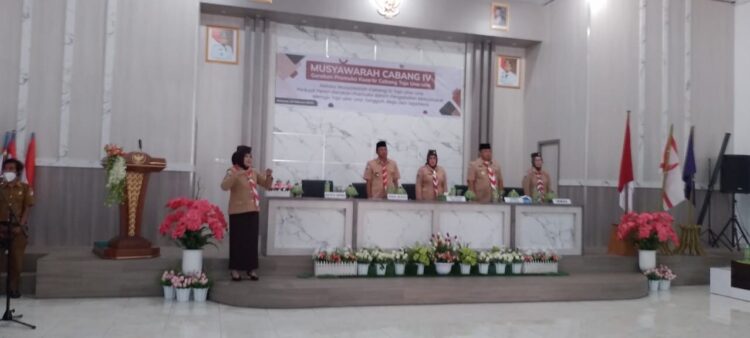 Ketua Kwarda Sulteng Buka Musyawarah Cabang IV Gerakan Pramuka Tojo Una Una