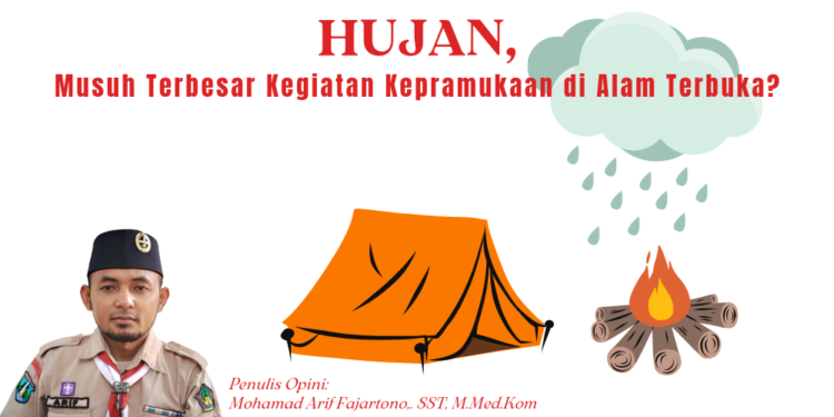 Hujan, Musuh Terbesar Kegiatan Kepramukaan di Alam Terbuka?