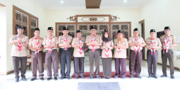 Kamabicab Melantik Pengurus dan Andalan Kwarcab Magelang masa bakti 2022 – 2027