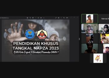 Pramuka SMAN 7 Depok Gelar Pendidikan Khusus Tangkal Napza