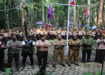 Kwarcab Kota Sorong Sukses Gelar Perkemahan Akbar Hari Baden-Powell dan Raimuna Cabang