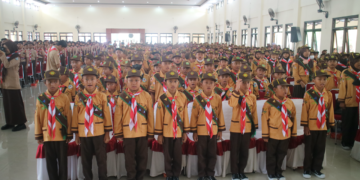 1228 Pramuka Garuda Kwarcab Sukoharjo dilantik