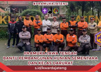 Pramuka Jateng Siap Bantu Cianjur Bangun Huntara dan Kelas Darurat