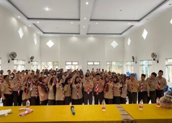 165 Peserta TPG 2023 Tahap 1 Dilepas Ketua Kwarran Cibinong