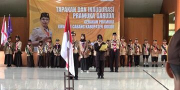 292 orang Siaga Ikuti Tapakan Pramuka Garuda Kwarcab Kabupaten Bogor Tahap 1