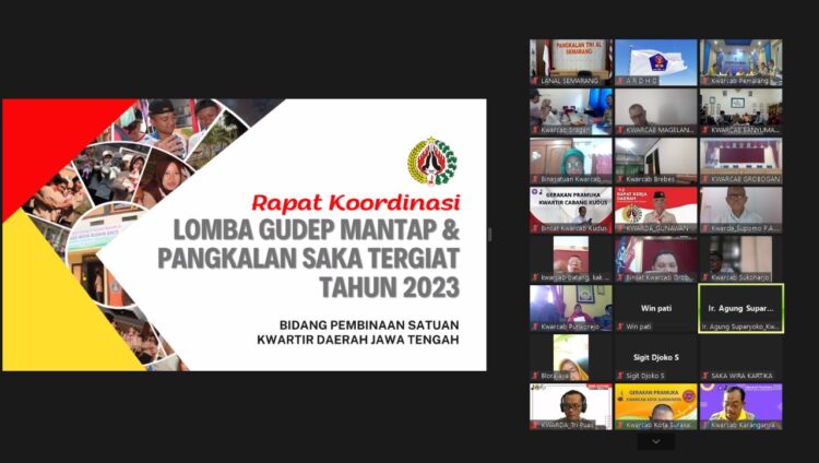 6 Pangkalan Gudep dan 6 Pangkalan Saka / Sako akan di pilih Untuk Lomba Gugus Depan Mantap dan Pangkalan Saka / Sako Tingkat Kwarda Jawa Tengah 2023