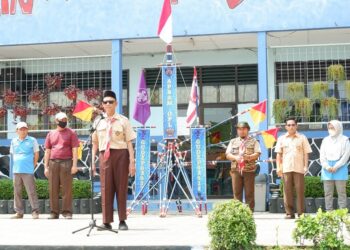 Tingkatkan Kualitas, Pramuka SMPN 1 Parungpanjang adakan Kenaikan Tingkat