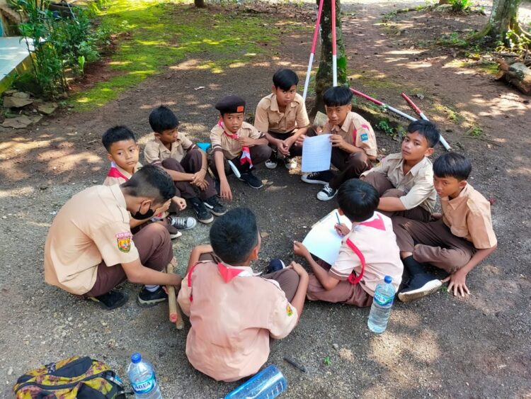 104 Orang Pramuka Penggalang SDN Cipeucang 03 Ikuti LT I