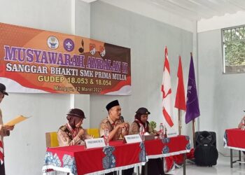 Pramuka SMK Prima Mulia Klapanunggal Sukses Adakan Musyawarah Ambalan