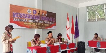 Pramuka SMK Prima Mulia Klapanunggal Sukses Adakan Musyawarah Ambalan