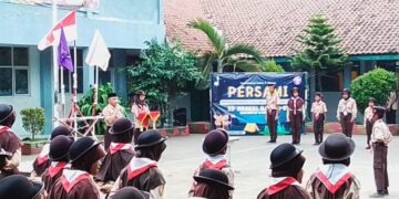 150 Orang Pramuka SDN Nambo 01 Klapanunggal Kab. Bogor Ikuti Persami