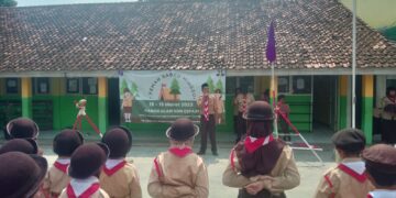 200 Pramuka Penggalang Ikuti Persami SDN Cipari Klapanunggal Kab. Bogor