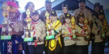 Kwarcab Rembang dan Pati Raih Barung Tergiat pada Pesta Siaga Kwarda Jateng Binwil Pati