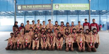 Ketua Mabigus SMK PGRI Karisma Bangsa Lantik 31 Penegak Bantara dan Laksana