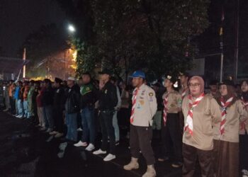 Kwarran Jonggol Kabupaten Bogor Ikuti Apel Bersama Kesiapsiagaan Antisipasi Gangguan Trantibum