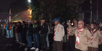 Kwarran Jonggol Kabupaten Bogor Ikuti Apel Bersama Kesiapsiagaan Antisipasi Gangguan Trantibum