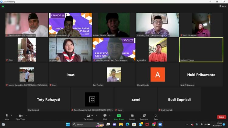 Sako Pramuka SIAP Gelar Rakor Bahas Kegiatan Tahun 2023