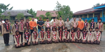 SMPN 1 Batang Tuaka Gandeng ORARI Kenalkan Teknologi Dalam Giat Kepramukaan