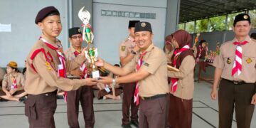 LT-II Binawidya Ditutup, MTs Darul Hikmah Raih Regu Berprestasi Tinggi