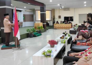 Hadiri Pelantikan Mabi dan Pengurus Gudep Unilak, Ini Harapan Kwarda Riau