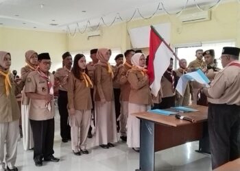 Pengurus Saka POM Tingkat Cabang  Masa Bakti 2019-2024 Dilantik, Ini Harapan Ketua Kwarcab Inhu