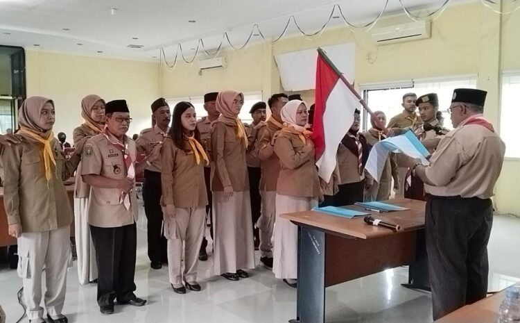 Pengurus Saka POM Tingkat Cabang  Masa Bakti 2019-2024 Dilantik, Ini Harapan Ketua Kwarcab Inhu