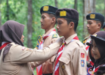 Pramuka SMAN 1 Ajibarang Adakan Gladi Tangguh dan Pelantikan Pramuka Penegak Bantara