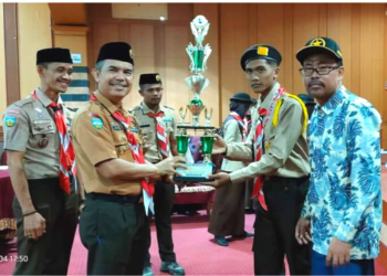SMA N 3 Merangin Bawa Pulang Piala Bergilir LCTP V Tingkat Penegak Kwarcab Merangin