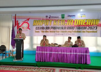 Rakerda Gerakan Pramuka Riau Tahun 2023 Ditutup, Ini Hasilnya