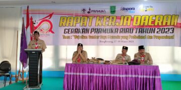 Rakerda Gerakan Pramuka Riau Tahun 2023 Ditutup, Ini Hasilnya