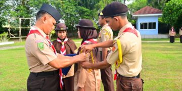 Saka Dirgantara Lanud Roesmin Nurjadin Terima 49  Anggota Baru