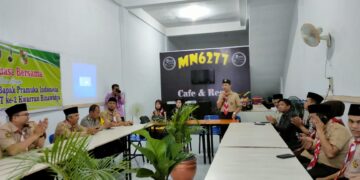 Kwarran Binawidya Gelar Peringatan Hari Bapak Pramuka Indonesia