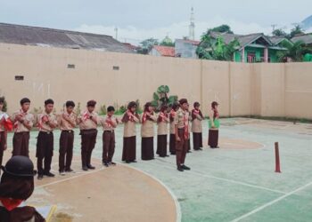 Inilah Harpan Ketua Mabigus SMA Al-Hikmah Saat Lantik Penegak Bantara dan Laksana Di Bulan Ramadhan