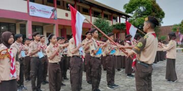 Sukses Gelar Gladi Tangguh 2 Pelantikan, Pangkalan SMA Negeri 1 Karangreja Miliki 105 Penegak Bantara Baru