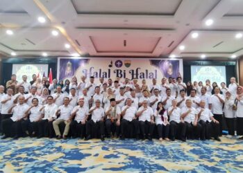 Selain Pengurus, Halal Bil Halal Kwarda Sumut Dihadiri Bindamping LT-V dan Kontingen Jambore Dunia