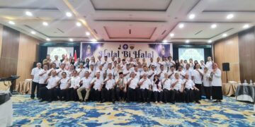 Selain Pengurus, Halal Bil Halal Kwarda Sumut Dihadiri Bindamping LT-V dan Kontingen Jambore Dunia