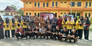 Ketua Kwarcab Rohul Lepas Kontingen LT IV Kwarda Riau