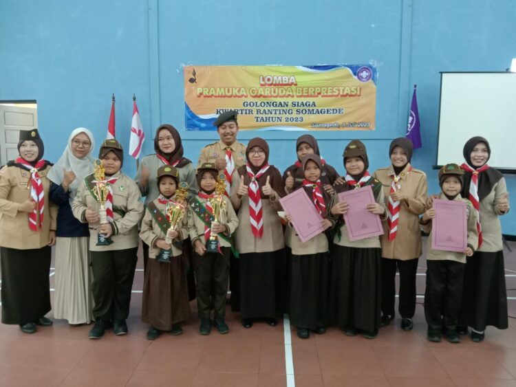 Kwarran Somagede Gelar Lomba Pramuka Garuda Berprestasi Tahun 2023