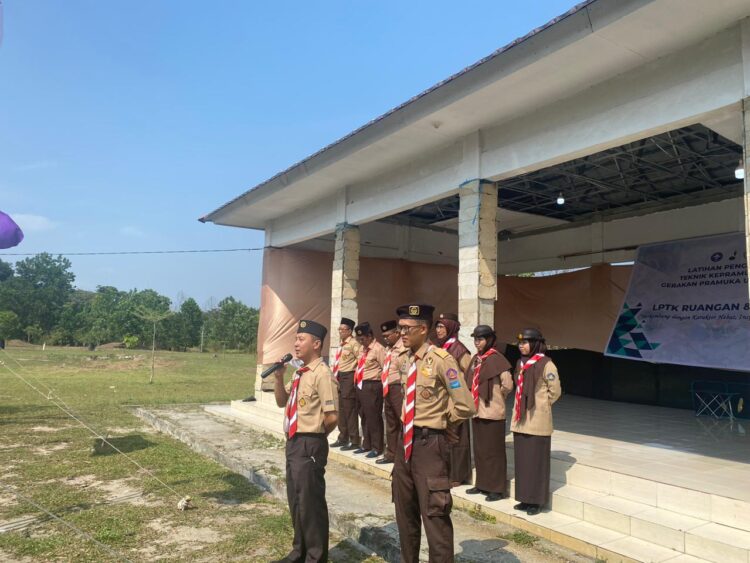 Gudep 08-001 dan 08-002 Unri gelar Latihan Pengembangan Teknik Kepramukaan (LPTK) Ruangan Ke XLI
