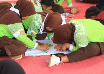 Lomba membuat poster stunting, upaya Saka Bakti Husada dalam meningkatkan kesadaran kepada para remaja.