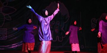 Tari Campak, Tarian dari Kontingen Bangka Belitung Meriahkan Giat Malam Pertinas SBH ke-VI