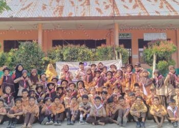 Perkemahan Satu Hari Sukses di Gelar Gugusdepan SDN 025 Pekan Heran