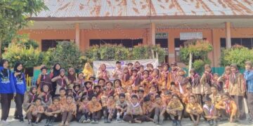 Perkemahan Satu Hari Sukses di Gelar Gugusdepan SDN 025 Pekan Heran